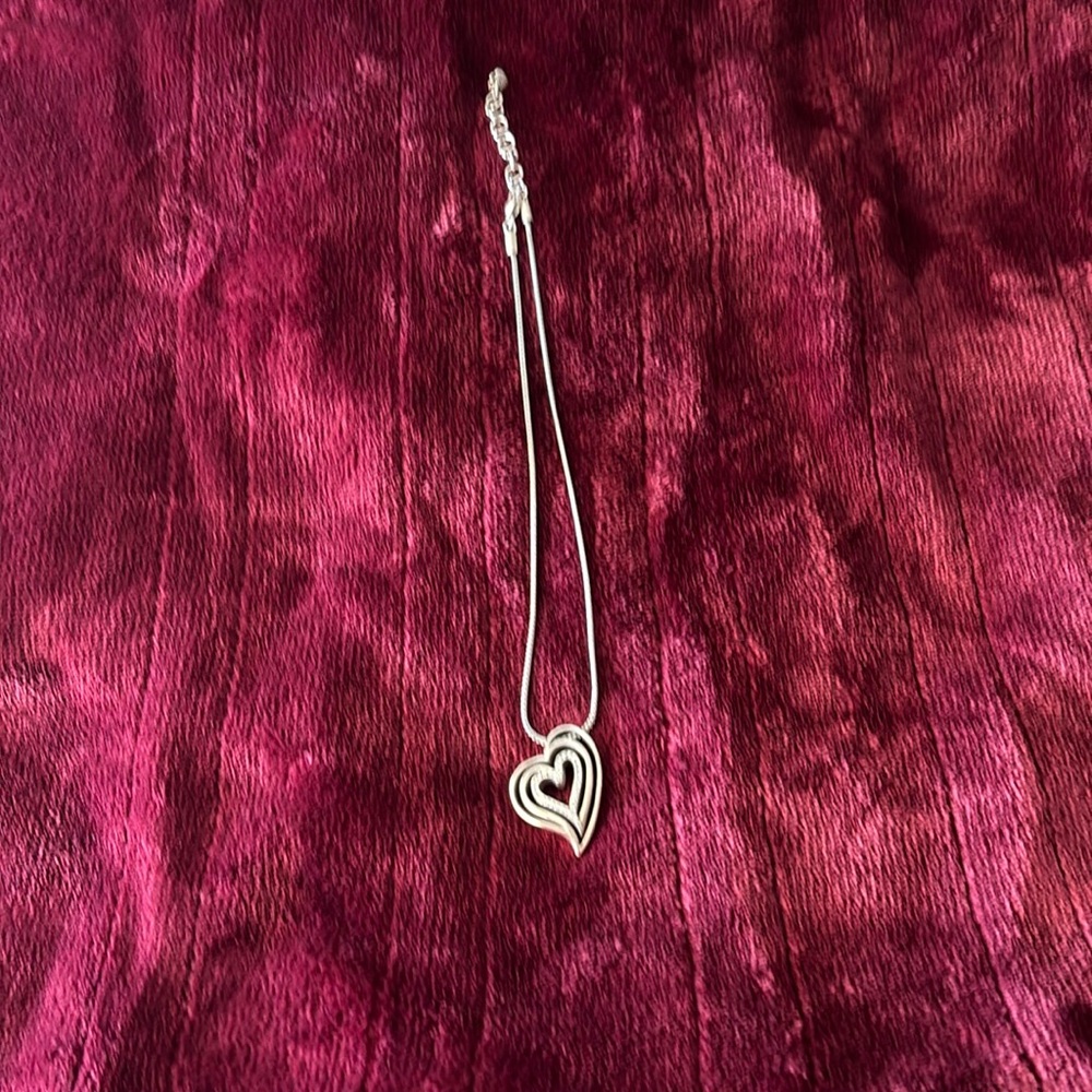 Brighton Diamond Infinity Heart Necklace